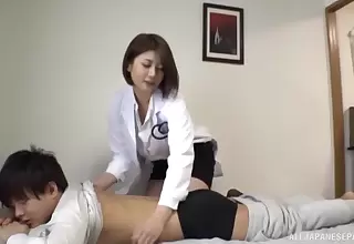 Asian doctor drops her panties to dread fucked by her patient